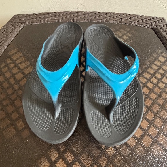 Oofos OoLaLa Sport Thong Comfort Sandals Size 8 EU 39 - Picture 5 of 11